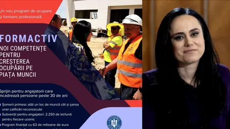 Ministerul Muncii anunță un nou program de ocupare și formare profesională. „Dezvoltăm noi competențe ..”