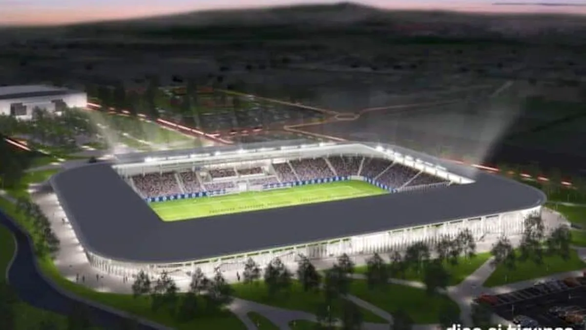 O localitate cu 4.000 de locuitori va avea un stadion cu 12.000 de locuri! CNI investește 64 de milioane de euro în noua arenă