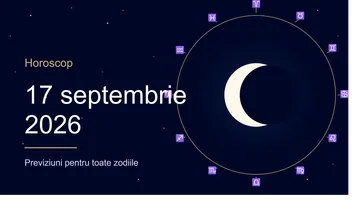 Horoscop 17 septembrie 2026. Ce zodie își recapătă echilibrul financiar chiar azi