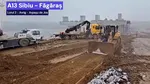 Autostrada Sibiu–Făgăraș prinde contur: primele grinzi montate pe Tronsonul 2 (VIDEO)