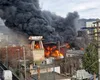 Incendiu uriaş în Sibiu, zeci de oameni evacuaţi. A fost emisă avertizare Ro-Alert (FOTO&VIDEO)
