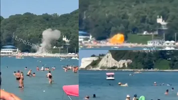 Coșmar la malul Mării Negre: o dronă a explodat pe plajă, printre oamenii veniți în vacanță