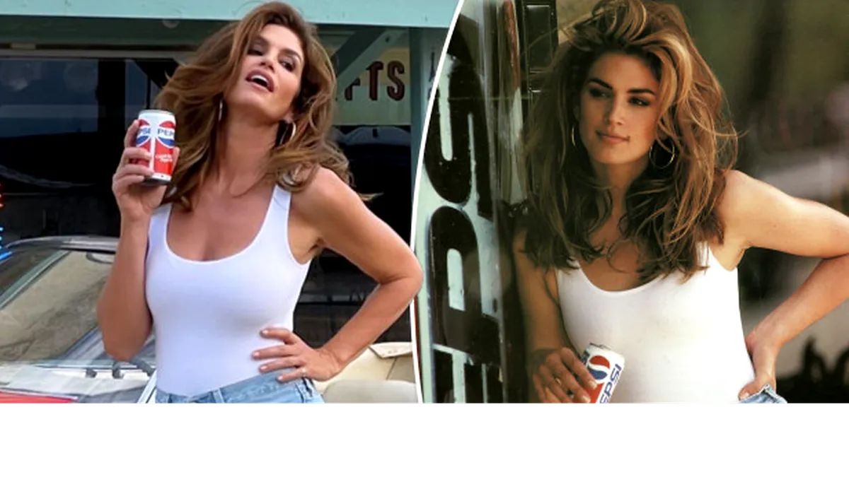 Cindy Crawford reface reclama la Pepsi de acum 29 de ani! (VIDEO)