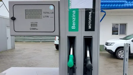 Teapa momentului: Aer la pompă și la preț de combustibil la o benzinărie din Argeș (VIDEO)