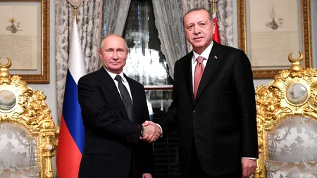 Erdogan vrea să deschidă împreună cu Putin o nouă ''pagină'' în relaţiile Turcia-Rusia