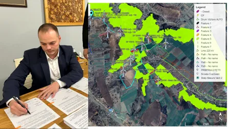 Vaslui devine „județul morilor de vânt”. Alte 31 de turbine au primit, azi, Acord de mediu, pentru a fi amplasate în nordul acestei zone administrativ-teritoriale
