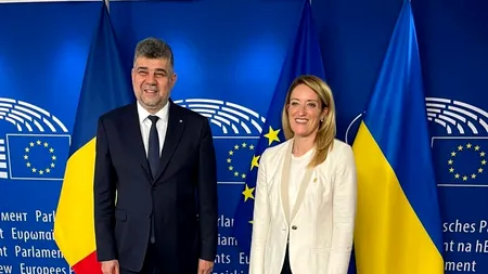 Marcel Ciolacu: Îi mulțumesc președintei Parlamentului European pentru sprijinul oferit României în aderarea la spațiul Schengen