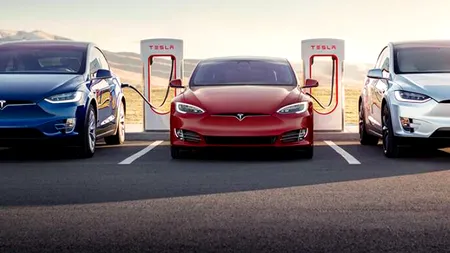 Tesla a inaugurat primul Supercharger din București, în parcarea Promenada Mall