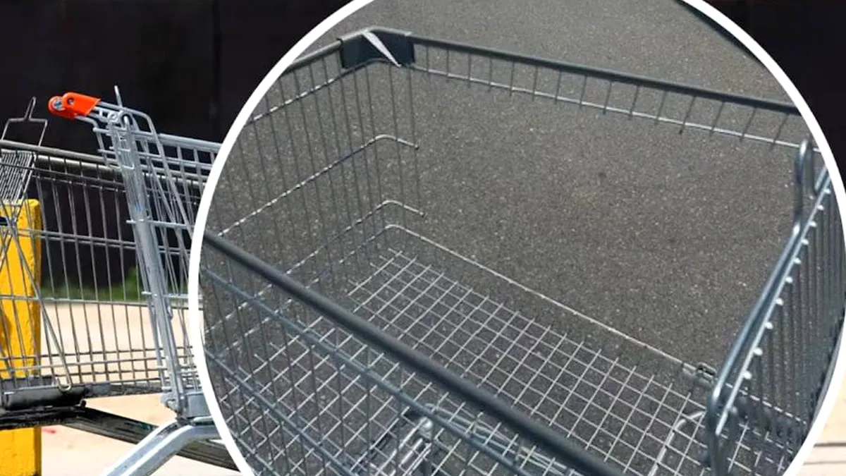 Cărucioare cu pereți lipsă, noua „normalitate” într-un supermarket din Viena. La ce folosesc infractorii părțile furate: nu v-ați fi gândit
