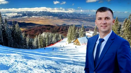 Pârtie de schi înaintea canalizării în județul Buzău
