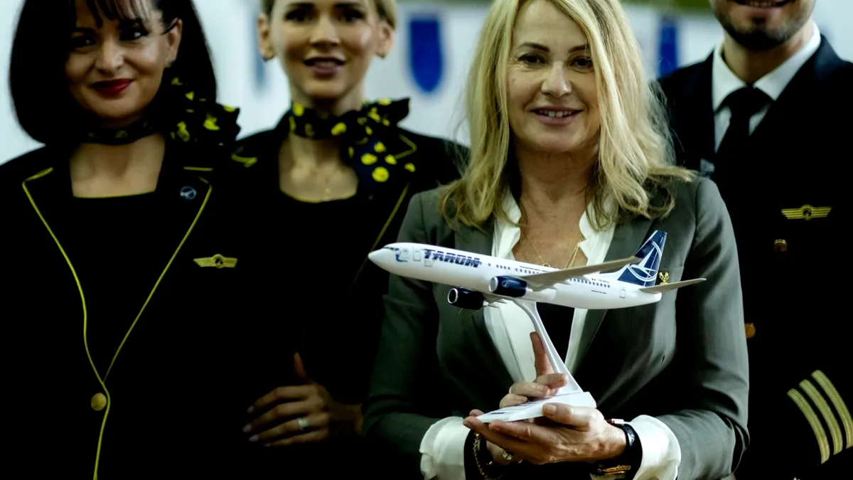 O aeronava TAROM va purta numele Nadiei Comaneci