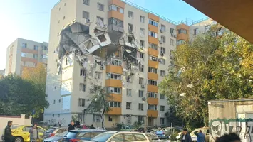 Explozie în Capitală. Etaje întregi ale unui bloc, distruse (VIDEO)