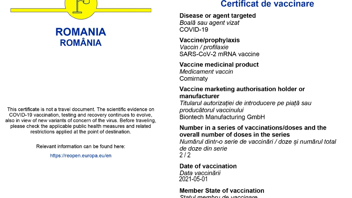 Surse: Cîțu le cere deputaților liberali adoptarea de urgență a certificatului digital Covid - 19