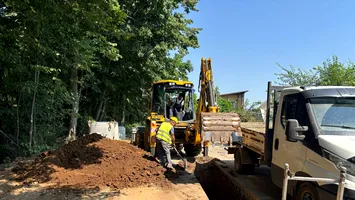 Lucrările de apă și canalizare din Ilfov avansează în ritm bun: Ajungem aproape la 65%