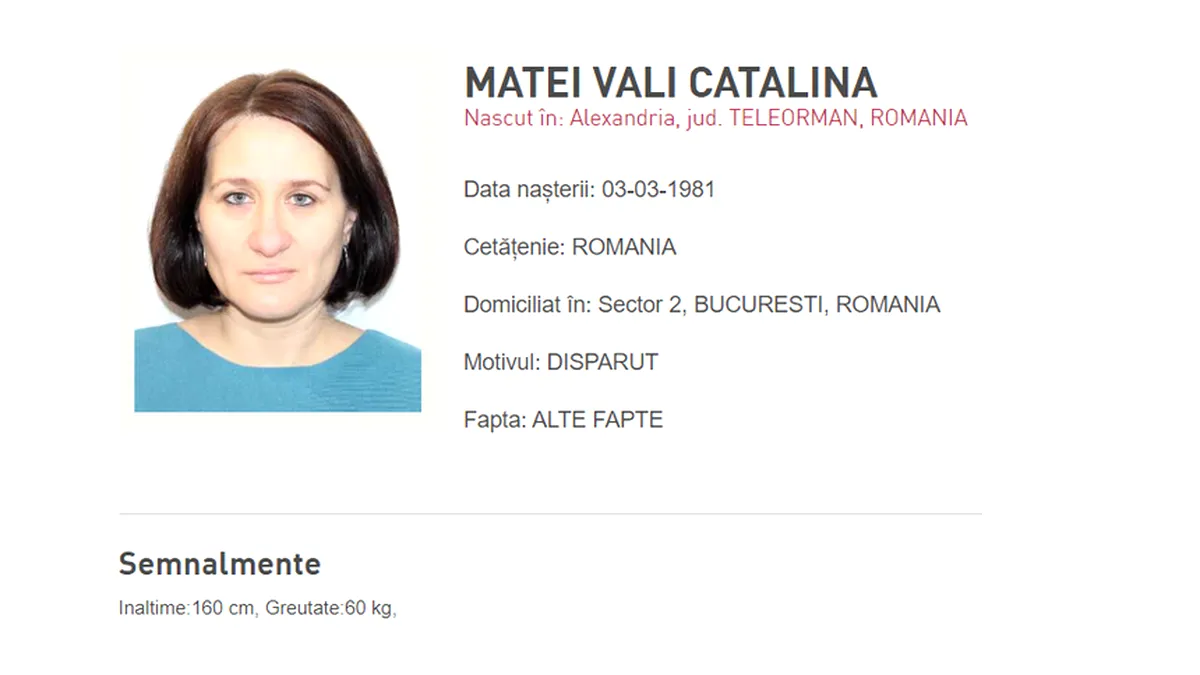 UPDATE: Secretara-șefă de la UMF „Carol Davila”, găsită moartă. Ea a fost dată dispărută