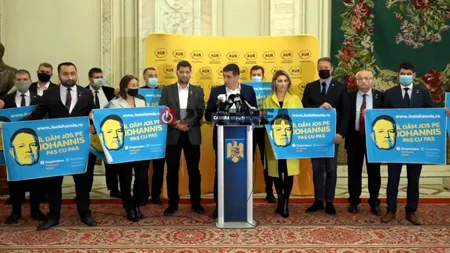 AUR începe procedurile de suspendare a președintelui României și lansează platforma JosIohannis.ro