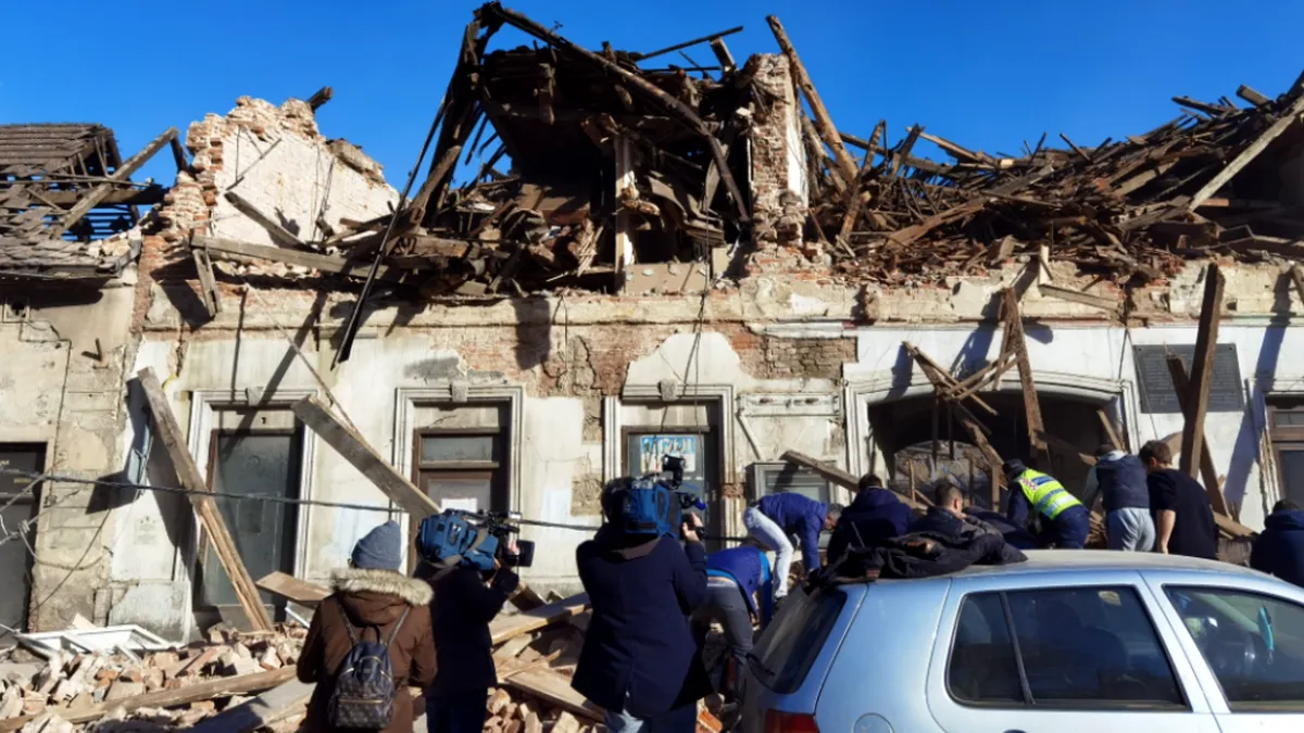 Echipele IGSU ale României, pregătite să intervină în dezastrul provocat de cutremurul din Croația