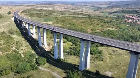 Pilonii viaductului Aciliu se crapă! CNAIR va face o expertiză/VIDEO