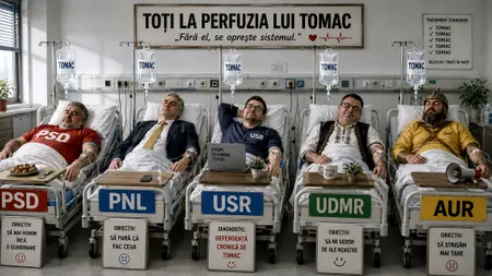 Sindromul Tomac: partidele de Sistem comit dezastrul și cheamă un anonim să stingă incendiul