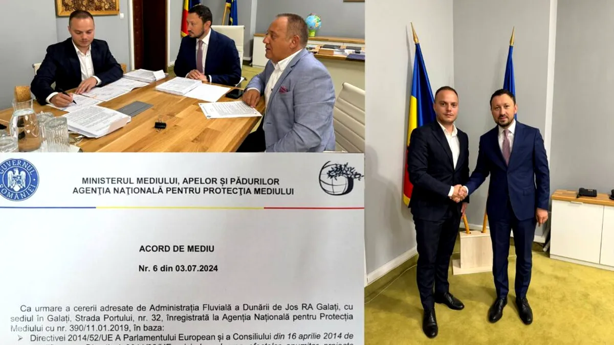 Ministerul Mediului și ANPM semnează Acordul de Mediu pentru FAST Danube