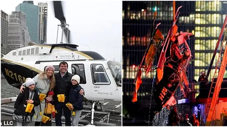 Şase morţi, printre care trei copii, după prăbuşirea unui elicopter într-un râu (VIDEO)