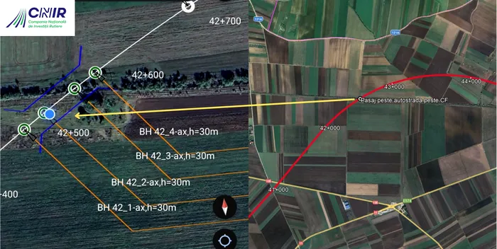 7.200 m forați pentru studiul geotehnic al unei autostrăzi mult așteptate
