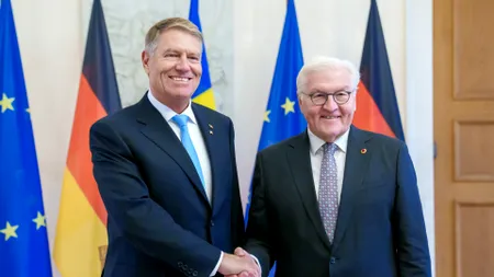 Președinții României și Germaniei au discutat despre securitatea Europei! Ce alte teme s-au aflat pe agendă