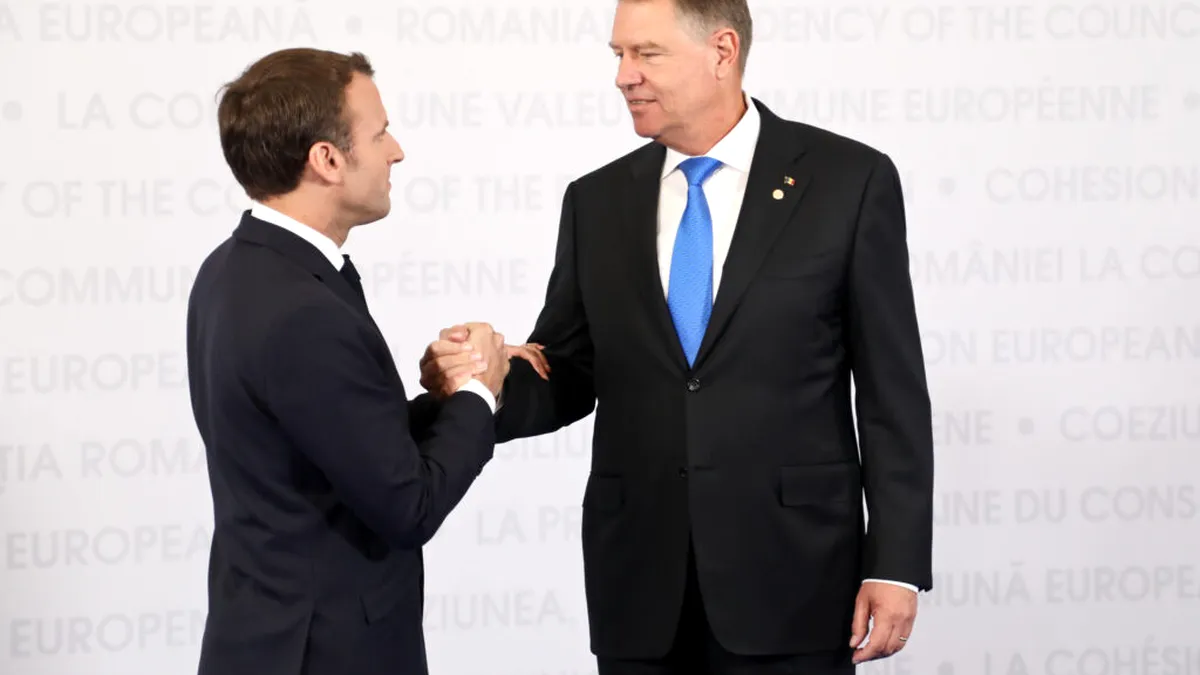 Iohannis și Ciucă l-au felicitat pe Emmanuel Macron pentru realegerea ca preşedinte al Franţei