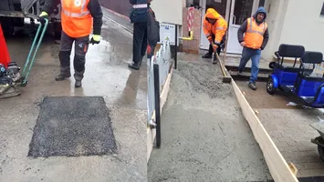 Continuă lucrările pentru îmbunătățirea infrastructurii din Sectorul 5