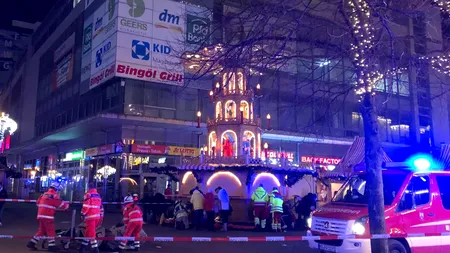 Atac terorist la un târg de Crăciun din Germania (Video)