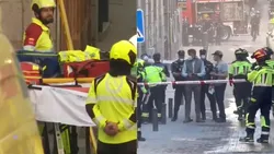 Panică în centrul Madridului: o clădire s-a prăbușit parțial, sunt răniți și persoane dispărute