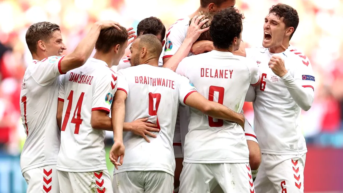 EURO 2020 | Țara Galilor - Danemarca 0-4. Scandinavii sunt primii calificați în sferturile de finală