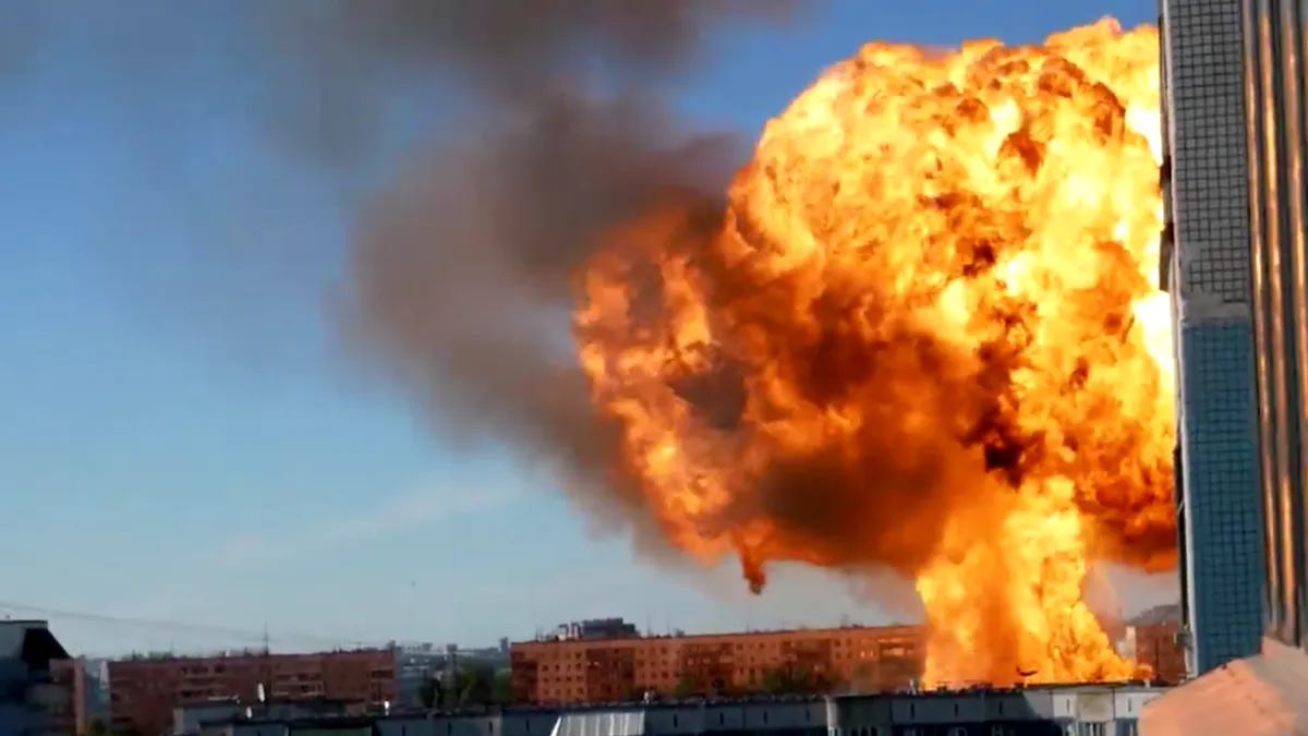 Războiul continuă: Trei explozii puternice în apropiere de orașul Liov din Ucraina (VIDEO)