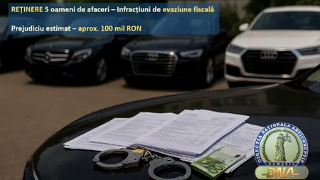 Fraudă de zeci de milioane în mașini de lux: DNA pune sub acuzare cinci administratori și un inspector ANAF