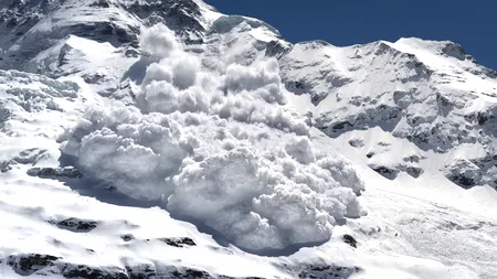 Risc de avalanșă la munte. Sunt vizate zonele din Bucegi și Făgăraș
