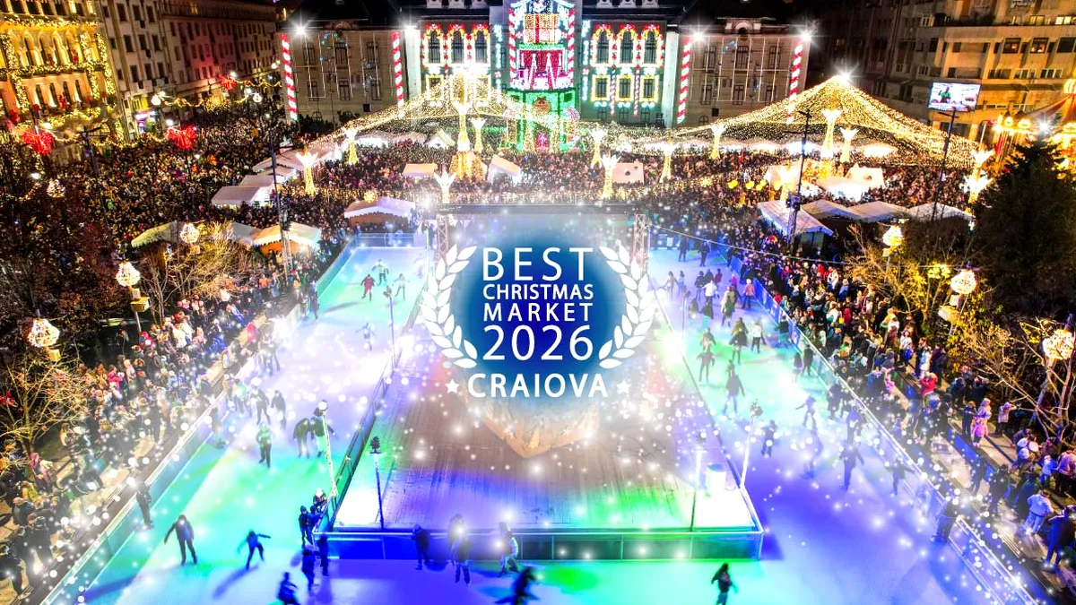 Craiova, pe primul loc în topul european al celor mai frumoase târguri de Crăciun