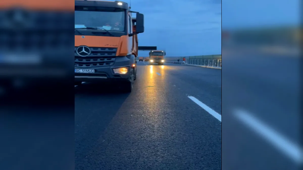 Au început testele pentru deschiderea primului tronson din Autostrada Bucureşti A0