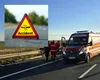 Două accidente produse pe A3, la un km distanță. Șapte mașini implicate, trafic blocat spre București
