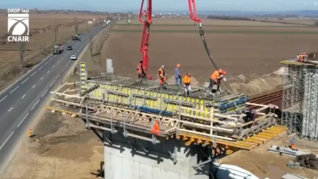 Cum se mișcă UMB pe lotul 2 al Autostrăzii (A7) Focșani – Bacău (VIDEO)