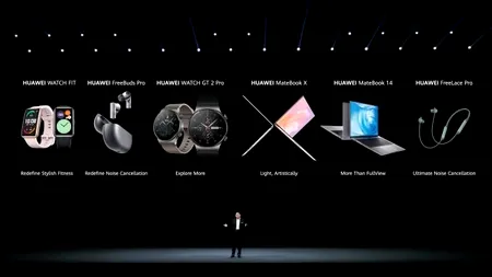 Huawei anunță șase noi dispozitive, inclusiv MateBook X și Watch GT Pro