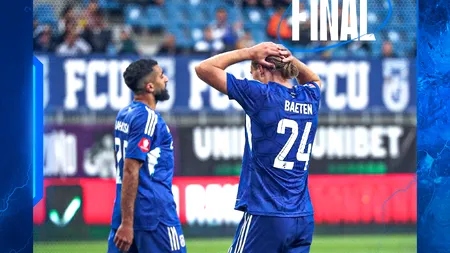 FC Universitatea Craiova 1948, învinsă de Chindia Târgovişte, în Superliga României (Video)