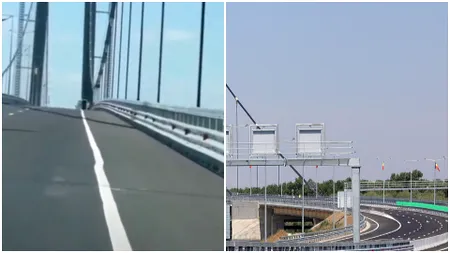 Șoferii camioanelor care au denivelat asfaltul podului de la Brăila au fost amendați
