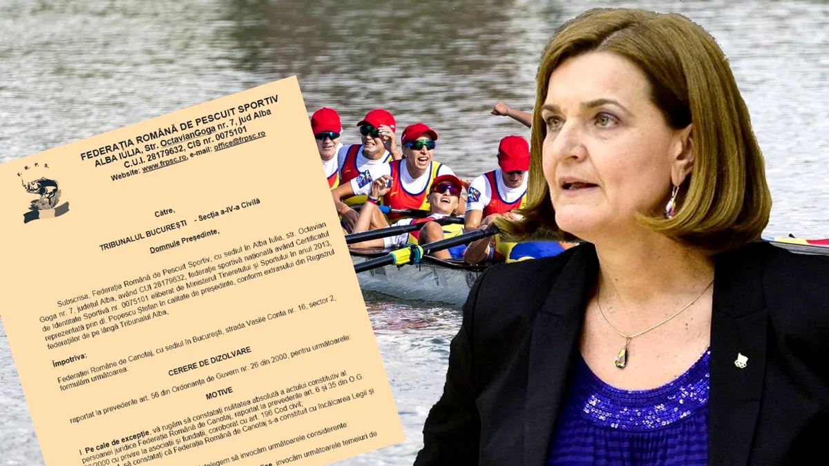 Federația de Canotaj condusă de Elisabeta Lipă riscă să fie dizolvată
