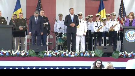 Klaus Iohannis și Marcel Ciolacu sărbătoresc Ziua Independenței Americii. Întâlnire importantă cu ambasadoarea Kathleen Kavalec
