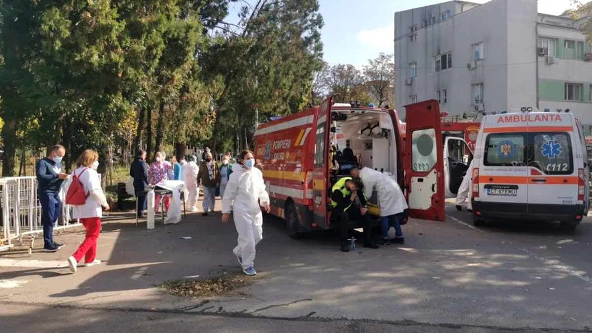 O pacientă bolnavă de Covid 19 s-a aruncat de la etaj la Spitalul Floreasca din Bucureşti