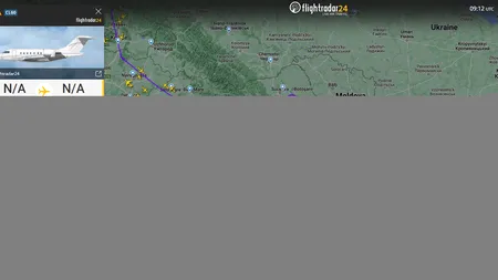 Un avion de spionaj patrulează frontiera României
