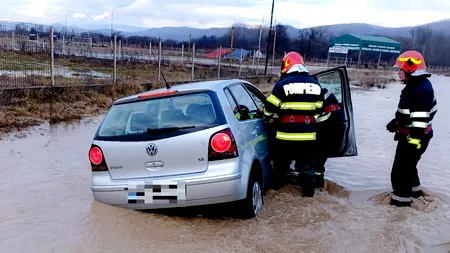Cod portocaliu de inundații în nord-vestul țării