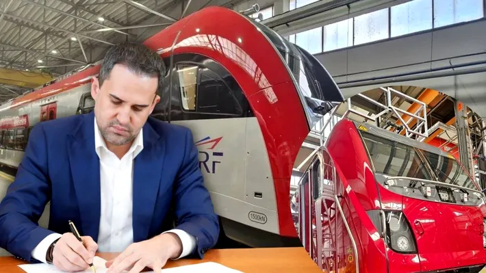 Ministerul Transporturilor a semnat contractele pentru 20 de rame electrice și 16 locomotive noi. Investiție de peste 250 de milioane de euro