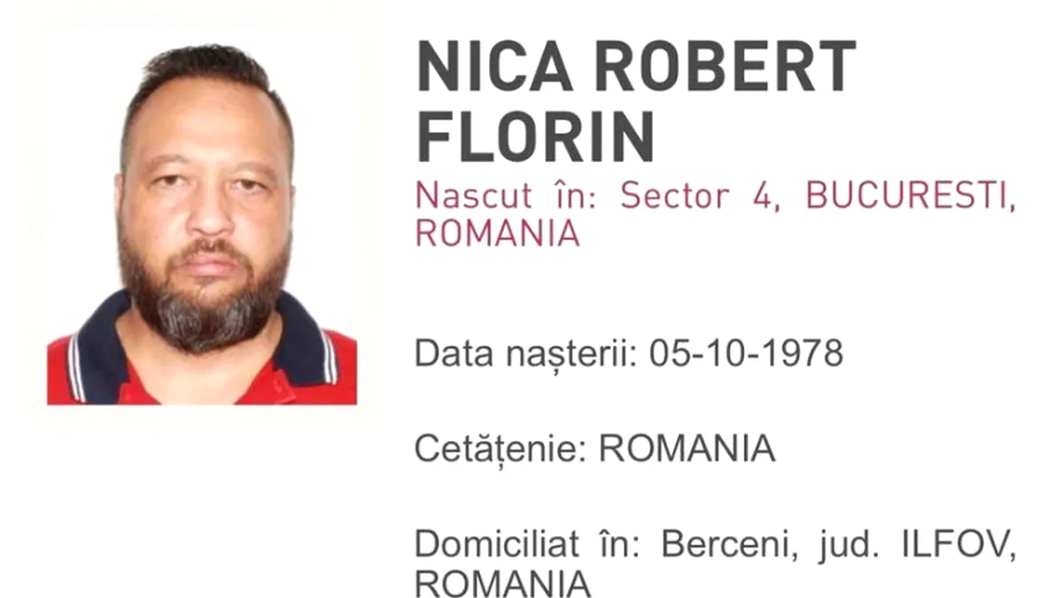 Robert Nica, lider al Clanului Sportivilor, adus în România după ce a fost capturat pe un aeroport din Italia