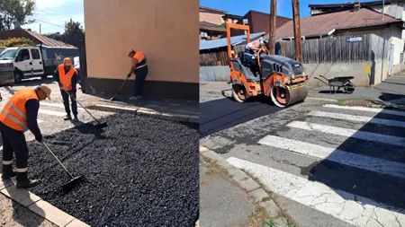 Sectorul 5 își continuă programul de reparații stradale. Lucrări de modernizare pe Lăstunului